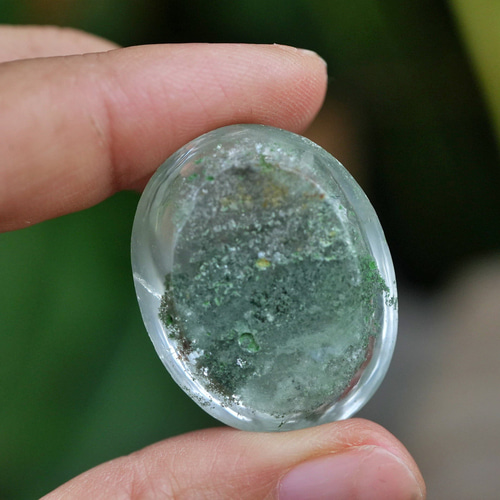 クローライト☆ガーデンクォーツ s1443 天然石 Funky garuda 天然石