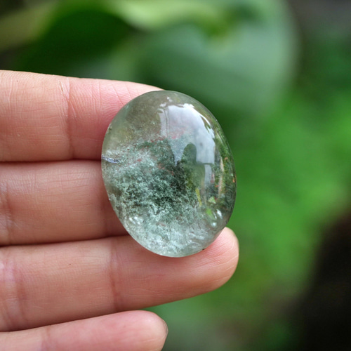 クローライト☆ガーデンクォーツ s1443 天然石 Funky garuda 天然石