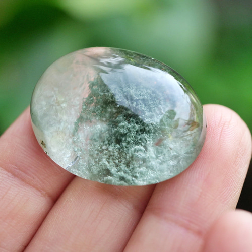 クローライト☆ガーデンクォーツ s1443 天然石 Funky garuda 天然石