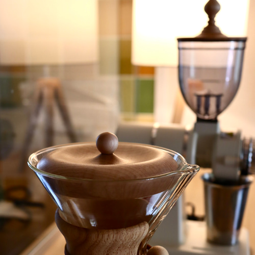 ケメックスコーヒーメーカー用 木蓋 ドリップスタンド・コーヒー