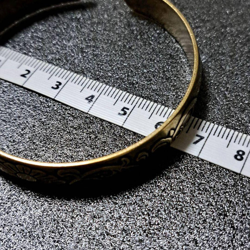 真鍮 アクセサリー バングル ブレスレット ヴィンテージ ハンドメイド