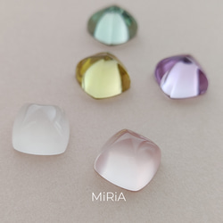 7ct レモンクォーツ・ルース　シュガーローフカット　オリジナルリングお仕立て可 3枚目の画像