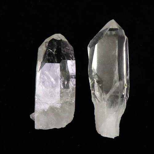 山梨県乙女鉱山産 右と左 水晶 セット 18.3g #24896 天然石 榎本