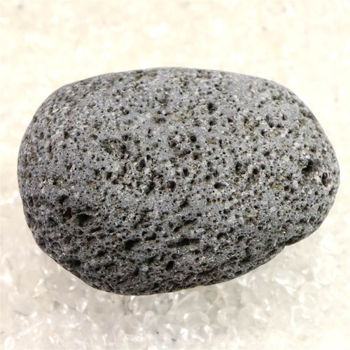 富士溶岩石 玄武岩 タンブル ディレクトリーカード付 119g