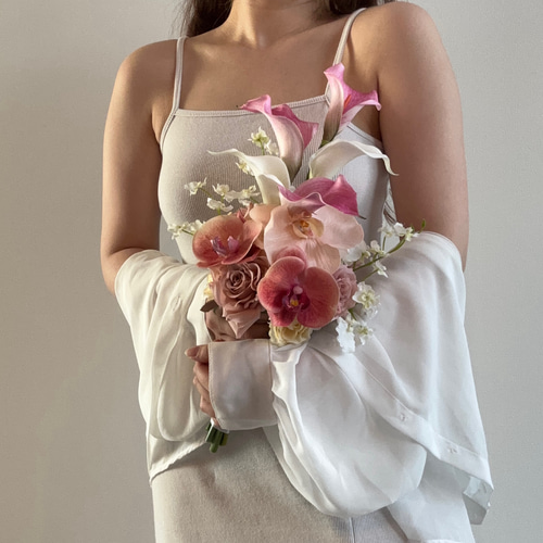 アーティフィシャルフラワーブーケ ウェディングブーケ クラッチブーケ