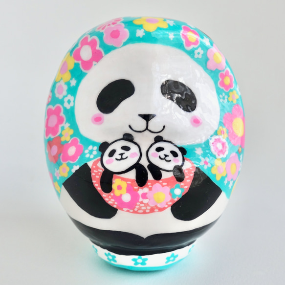 パンダだるま　大 4枚目の画像