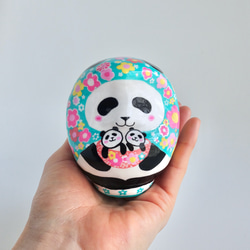 パンダだるま　大 2枚目の画像