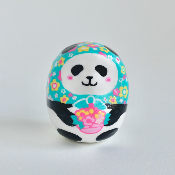 パンダだるま　小 3枚目の画像