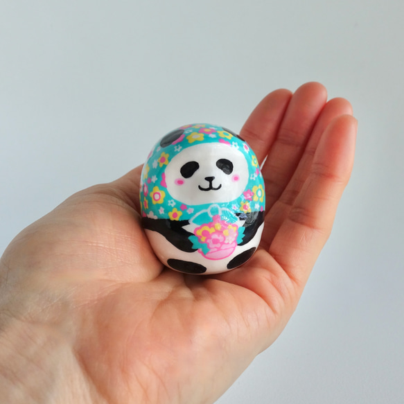 パンダだるま　小 2枚目の画像