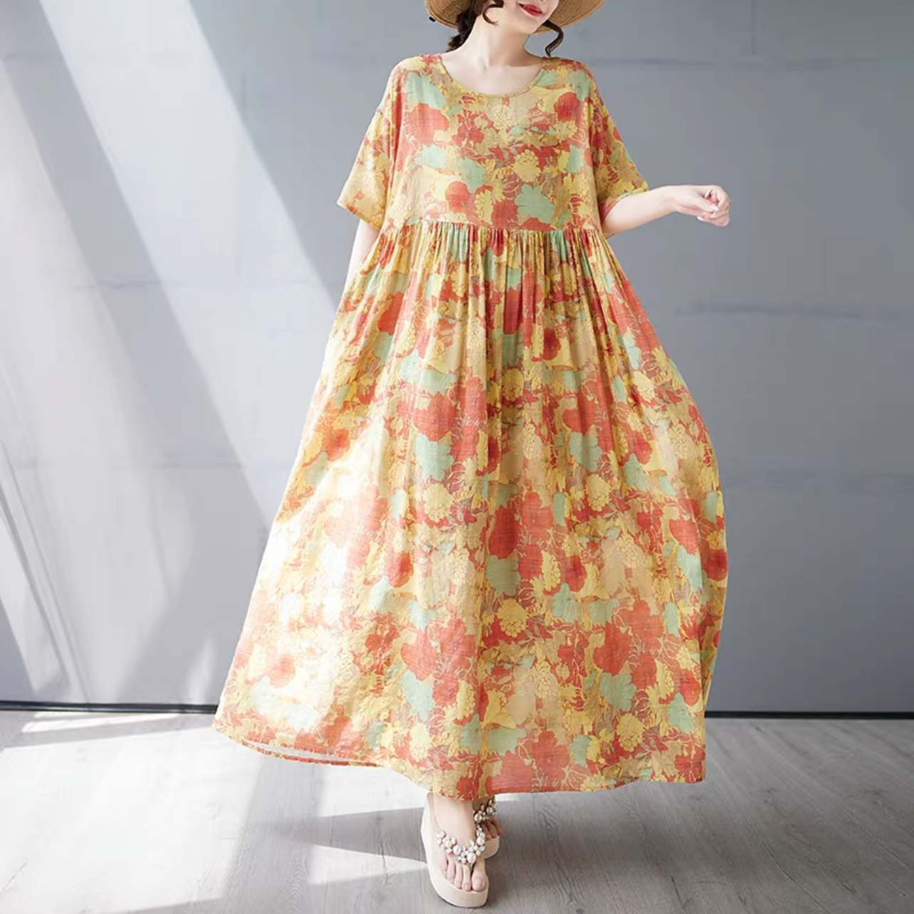 夏色新作2025、ロングスカート、夏スカート