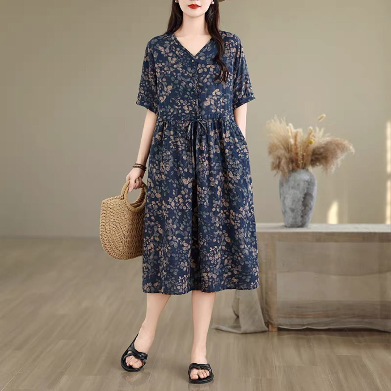 夏色新作2025、ロングスカート、夏スカート