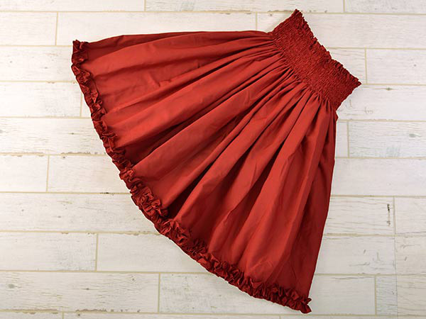 パウスカート 細見えパウスカート　フラダンス　太って見えないパウスカート　p00491　受注生産および即納