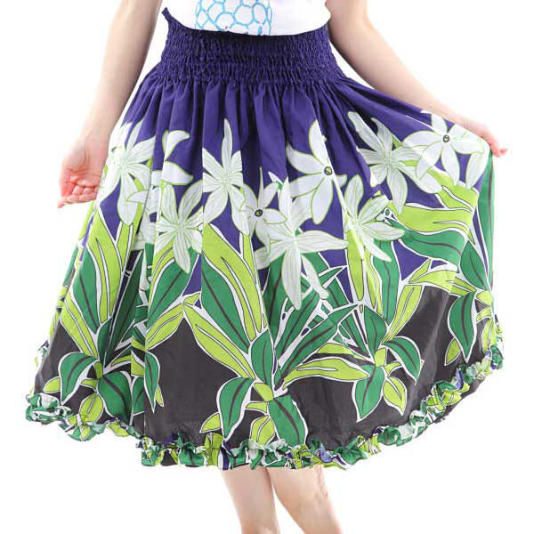 パウスカート 細見えパウスカート　フラダンス　太って見えないパウスカート　p00647　受注生産および即納