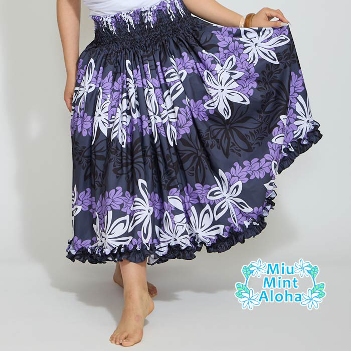 パウスカート 細見えパウスカート　フラダンス　太って見えないパウスカート　p00604　受注生産および即納