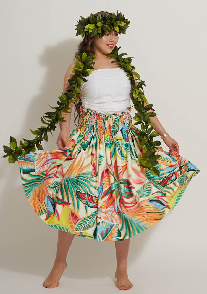 パウスカート 細見えパウスカート　フラダンス　太って見えないパウスカート　p00909　受注生産および即納