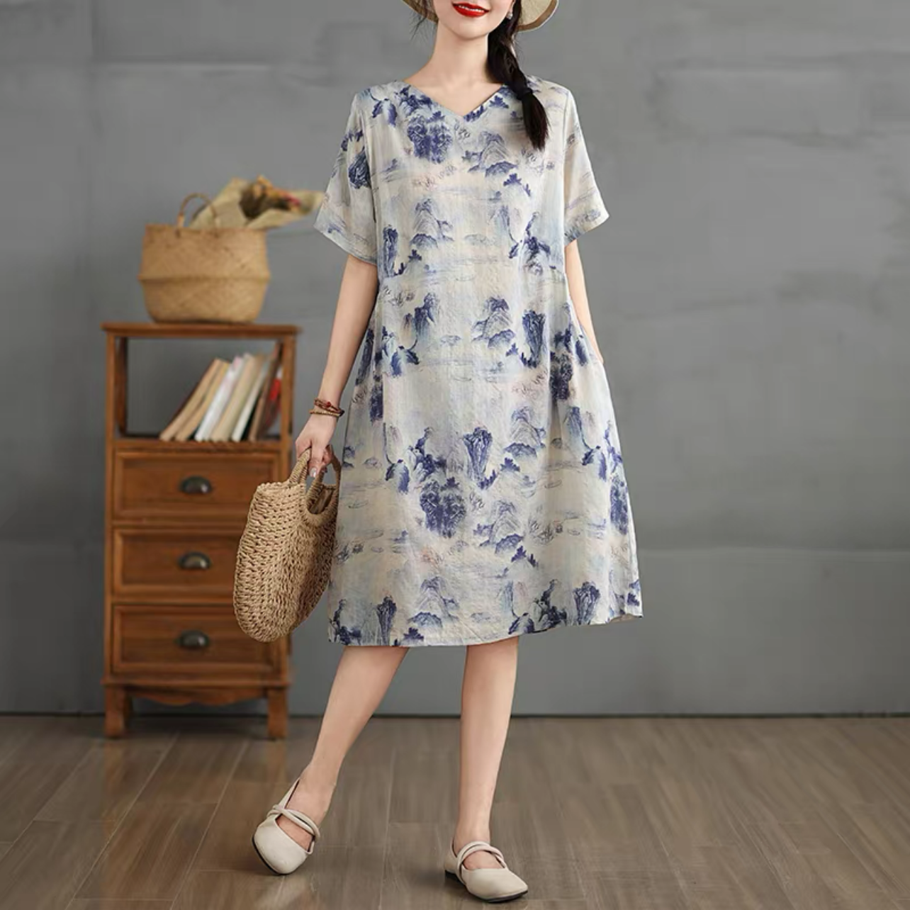 夏色新作2025、ロングスカート、夏スカート