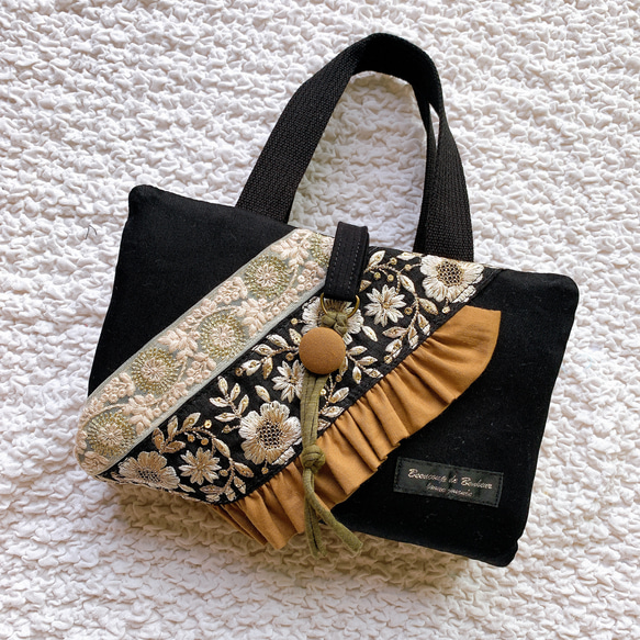 完成版《大人気》インド刺繍リボン レビューブックカバー 看護師 A5