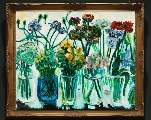 ジークレー 絵画 キャンバス「窓辺の花瓶」アート インテリア Giclée