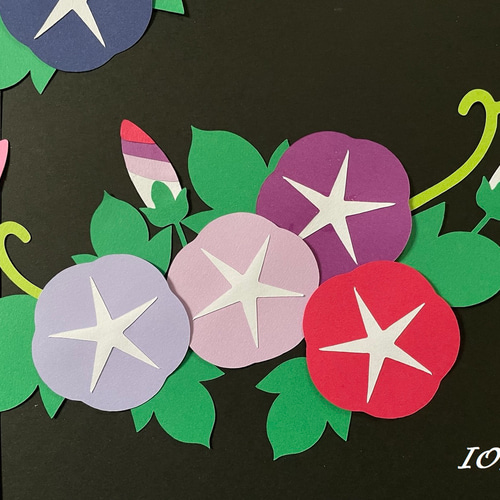 夏の壁面飾り　ちぎり絵下絵　８月壁面飾り　あさがお　海　７月壁面飾り 夏の壁面飾り ちぎり絵下絵 8月壁面飾り ひまわり 海 7月壁面