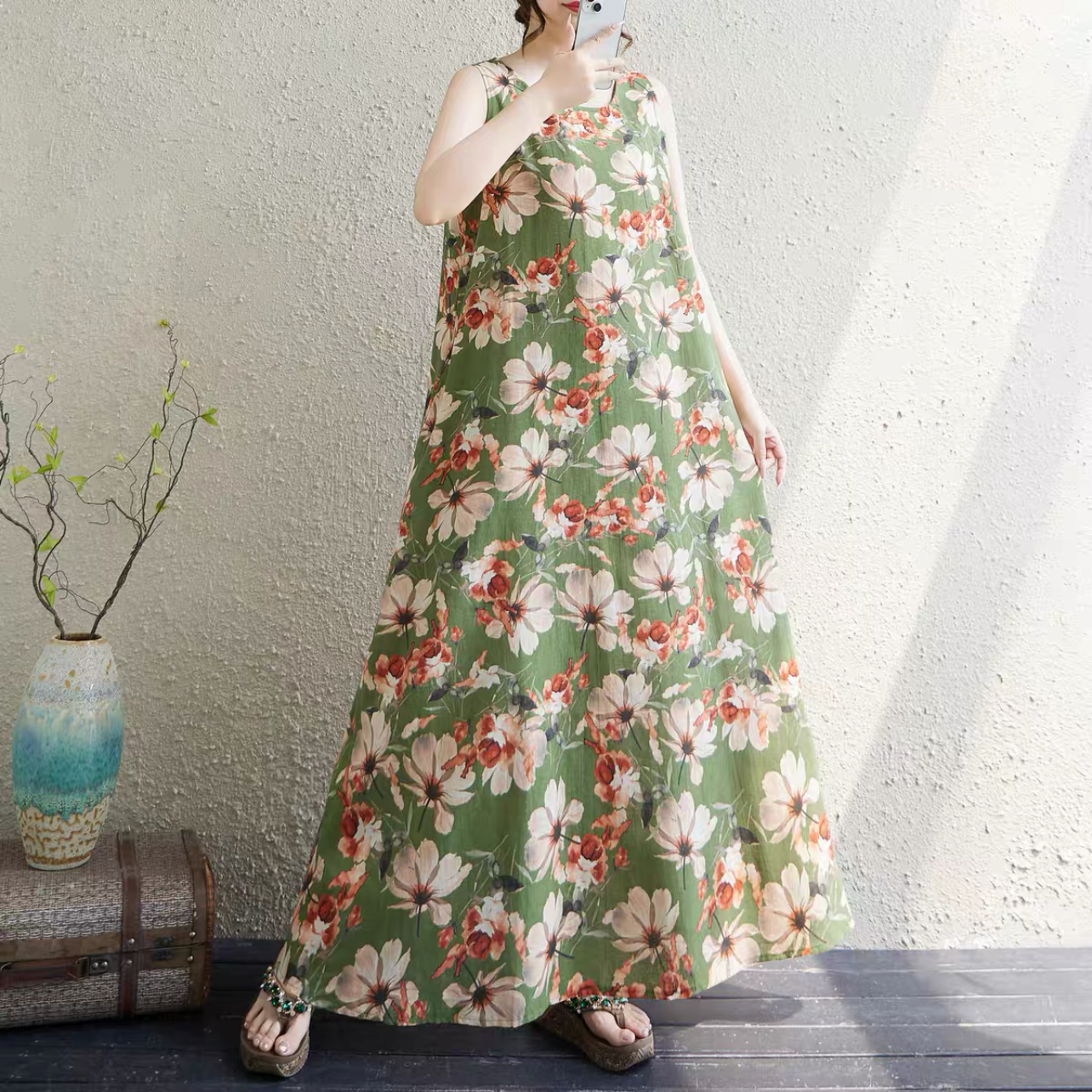 夏色新作2025、ロングスカート、夏スカート