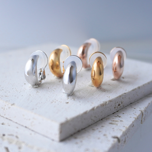 鋳金×日本製地金 特許 Silver925 24金gp 痛くないイヤリング 職人