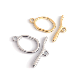 ess128-2 [1 套] 約 20 毫米扭曲橢圓形和約 29 毫米桿緊固件，醫用不鏽鋼 第7張的照片