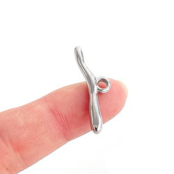 ess128-2 [1 套] 約 20 毫米扭曲橢圓形和約 29 毫米桿緊固件，醫用不鏽鋼 第5張的照片