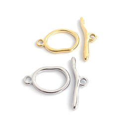 ess128-2 [1 套] 約 20 毫米扭曲橢圓形和約 29 毫米桿緊固件，醫用不鏽鋼 第6張的照片