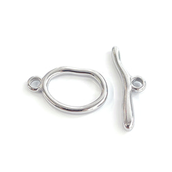 ess128-2 [1 套] 約 20 毫米扭曲橢圓形和約 29 毫米桿緊固件，醫用不鏽鋼 第2張的照片