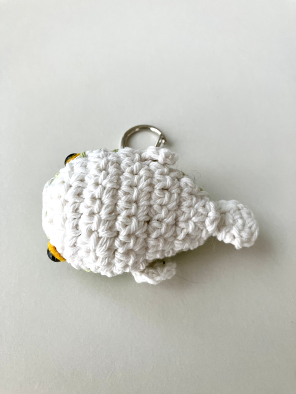 ミドリフグあみぐるみキーホルダー 4枚目の画像