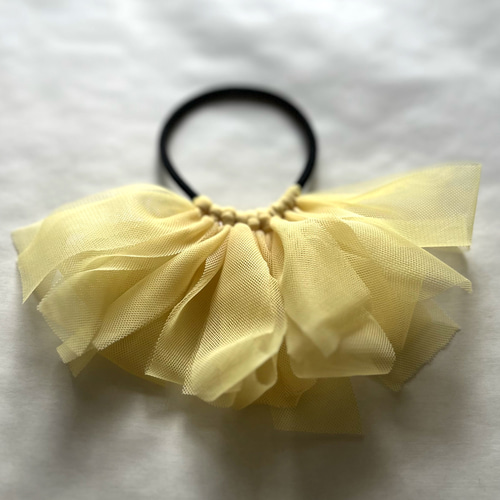 チュール リボン髪ゴム/ヘアゴム チュールリボン髪ゴム／ヘアゴム