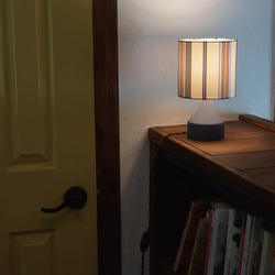 ◆HappyLamp◆Sサイズ/日本/会津木綿/レッド/JAPAN fabric/スタンドランプ/照明/素材の旅2025 12枚目の画像