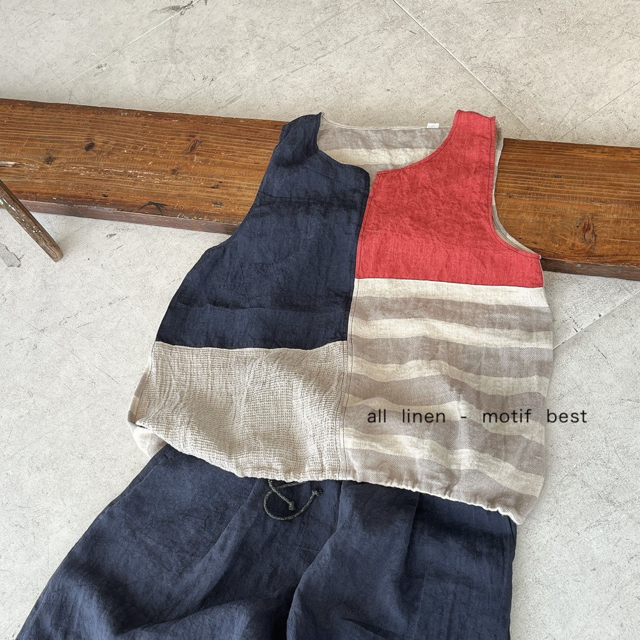 all  linen  モチーフ定番ベスト