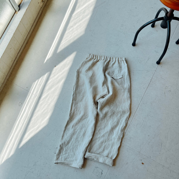 ヘンプ&オランダlinen＊こなれ/ストレート 7枚目の画像