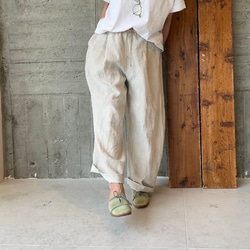 ヘンプ&オランダlinen＊こなれ/ストレート 10枚目の画像