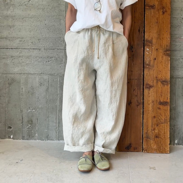 ヘンプ&オランダlinen＊こなれ/ストレート 12枚目の画像