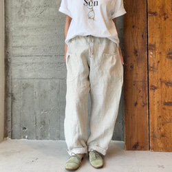 ヘンプ&オランダlinen＊こなれ/ストレート 5枚目の画像