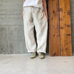 ヘンプ&オランダlinen＊こなれ/ストレート 3枚目の画像