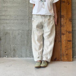 ヘンプ&オランダlinen＊こなれ/ストレート 4枚目の画像