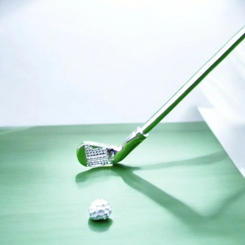 【SWAROVSKI】クリスタル　ゴルフクラブ ミニチュア Amazon | ゴルフクラブ&ボールセット-01 ミニチュア ゴルフクラブ