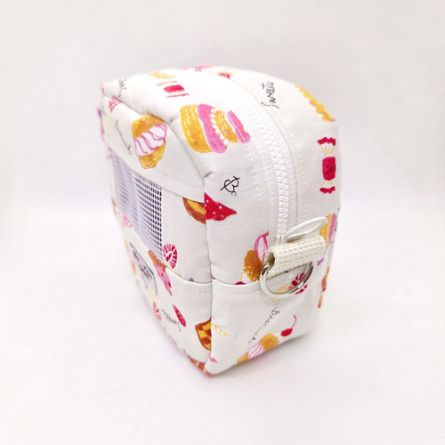 お出かけポーチ/モモンガポーチ♡パーティータイム スイーツ柄