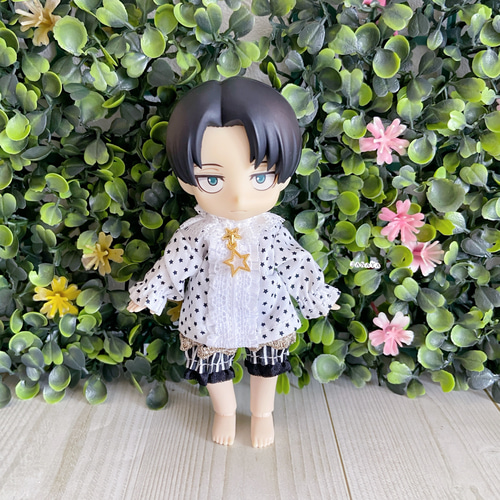 JANAYA ハンドメイド オビツ11服 黒色マント紳士欧風洋服 5点