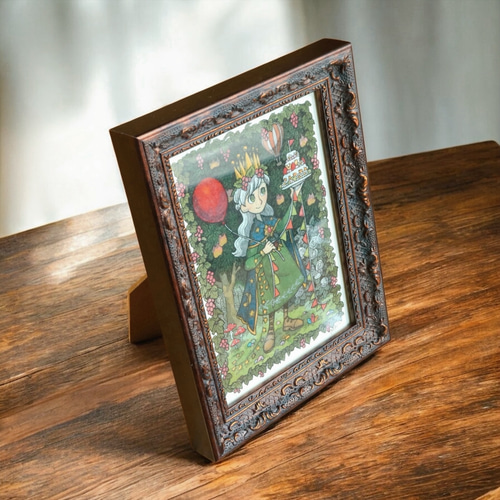 一点物】原画「ワクワクするもの」 アート アンティーク 絵画