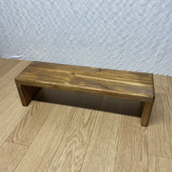 3点セット】ディスプレイ台 折りたたみコの字ラック ダーク