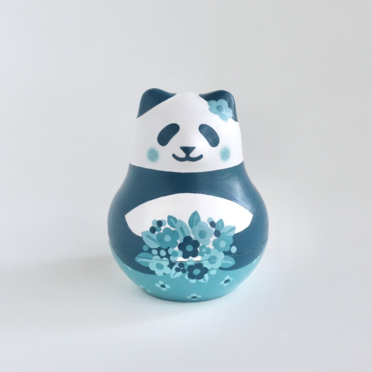 花束パンダ《ブルー》