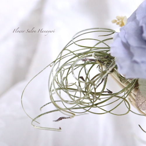 ブルームーン 三日月 プリザーブドフラワー アイアン スタンド 記念日