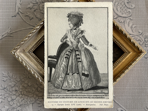 フランスアンティーク額装♡少女 フランスアンティーク額装♡少女 即納可！】フランス・ヴィンテージ