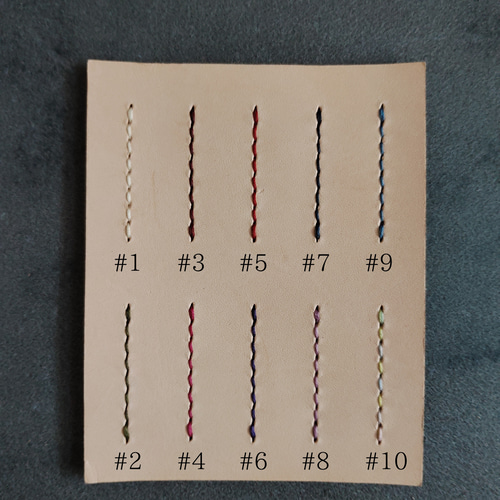 薄い二つ折り財布 ハンドメイド 姫路レザー ヌメ革 手縫い メンズ