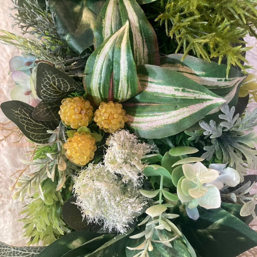 光触媒 人工観葉植物 ウォールグリーン フェイクグリーン 壁掛け801