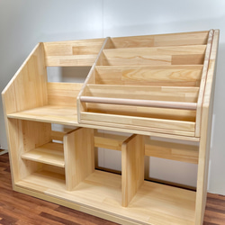 rika様 絵本棚、おもちゃ棚セット 100日発送 棚・シェルフ